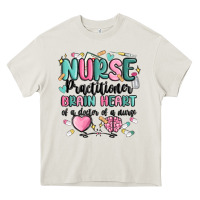 Cream nurse practitioner Heavy Core Tee - MaliasSmallBusiness