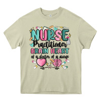 Mossy nurse practitioner Heavy Core Tee - MaliasSmallBusiness