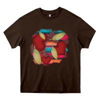 Heart And Serape Patches Heavy Core Tee | Teevron