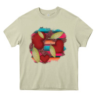Mossy heart and serape patches Heavy Core Tee - AdoDesignShop