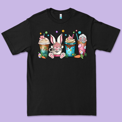 Easter Coffee Cups Premium Tee Designed By Maliassmallbusiness