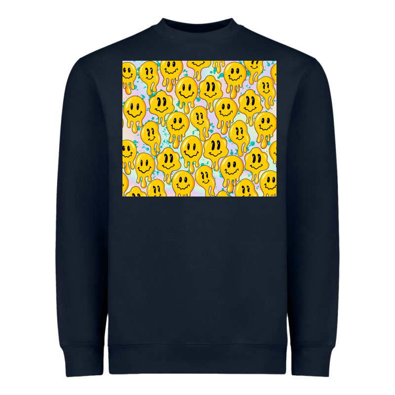 Retro Smiley Faces Heavyweight Sweatshirt by TumblerDesignByShophia | Teevron