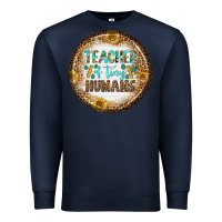 Navy teacher of tiny earrings Premium Sweatshirt - BundleAndBundleShop