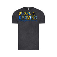 Vintage Black down right amazing down syndrome awareness Vintage Tee - Artiststas