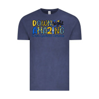 Vintage Denim down right amazing down syndrome awareness Vintage Tee - Artiststas
