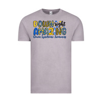Vintage Zinc down right amazing down syndrome awareness Vintage Tee - Artiststas