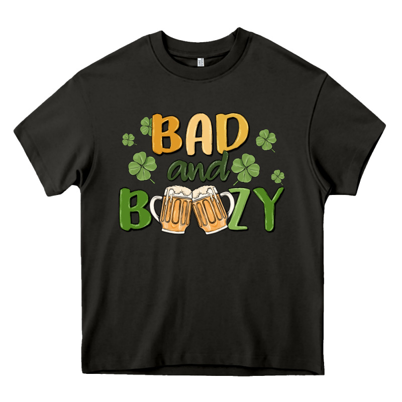 Bad And Boozy Heavy Core Tee by MaliasSmallBusiness | Teevron