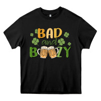Black bad and boozy Heavy Core Tee - MaliasSmallBusiness