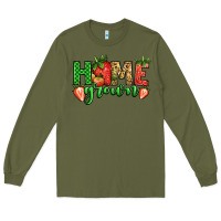 Army Green howe grown strawberries Long Sleeve Tee - Jasminsmagicworld