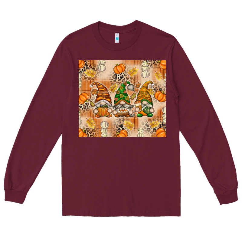 Fall With Gnomes Long Sleeve Tee by texasbilliewilder | Teevron