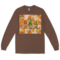 Chestnut fall with gnomes Long Sleeve Tee - texasbilliewilder