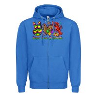 True Royal peace love crawfish olivia Zipper Hoodie - OliviaCreatesArt