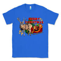 True Royal Merry Christmas Deer Classic Tee - LillyAllenDesigns
