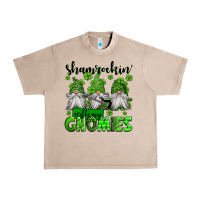 French Oak shamrockin' with my gnomies st patrick's day Urban Heavy Tee - Jasminsmagicworld