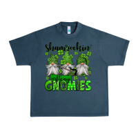 Midnight Navy shamrockin' with my gnomies st patrick's day Urban Heavy Tee - Jasminsmagicworld