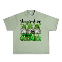 Oil Green shamrockin' with my gnomies st patrick's day Urban Heavy Tee - Jasminsmagicworld