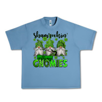 Pebble Blue shamrockin' with my gnomies st patrick's day Urban Heavy Tee - Jasminsmagicworld
