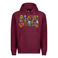 Burgundy dialysis nurse Premium Hoodie - OliviaCreatesArt