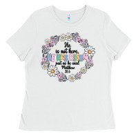White he has risen Ladies Tee - MaliasSmallBusiness