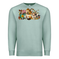 Seafoam Cows and coffee Premium Sweatshirt - FaDigitalArtStudio