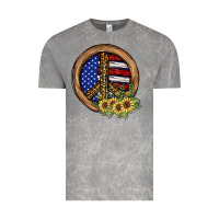 Cloud Rock Peace Sign Vintage Tee - JahusDesignShop