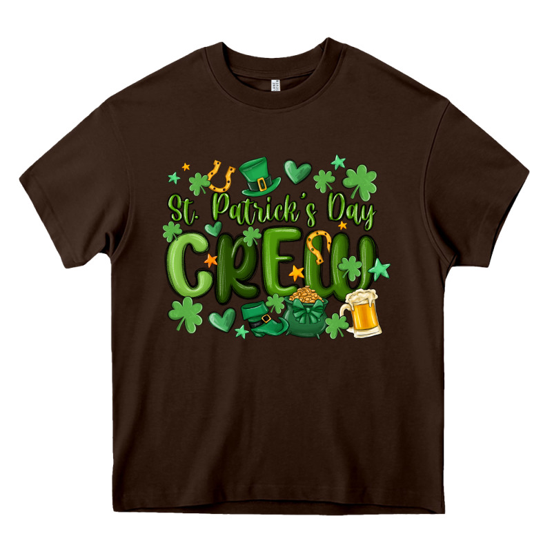 St.patrick's Day Crew Heavy Core Tee by MaliasSmallBusiness | Teevron