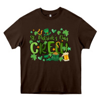 Chocolate Brown st.patrick's day crew Heavy Core Tee - MaliasSmallBusiness