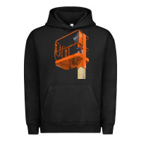 Pigment Black Single Man Lift Urban Hoodie - LillyAllenDesigns