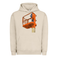 Pigment French Oak Single Man Lift Urban Hoodie - LillyAllenDesigns