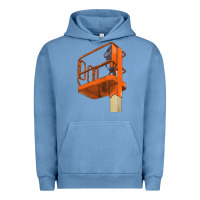 Pigment Pebble Blue Single Man Lift Urban Hoodie - LillyAllenDesigns