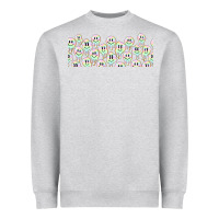 Retro Smiley Faces Heavyweight Sweatshirt | Teevron