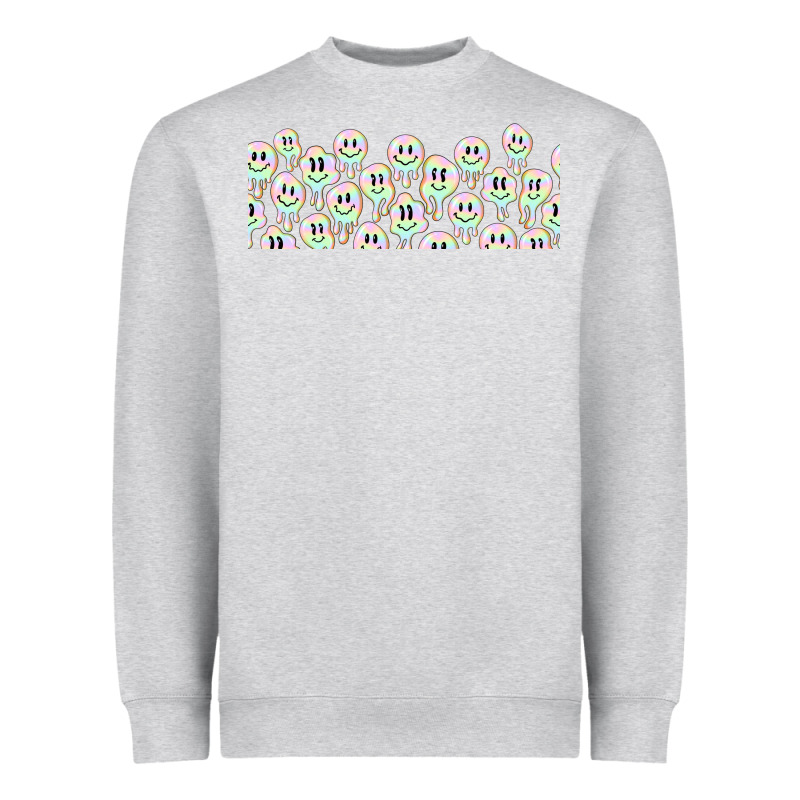 Retro Smiley Faces Heavyweight Sweatshirt by TumblerDesignByShophia | Teevron