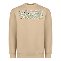 Mushroom retro smiley faces Heavyweight Sweatshirt - TumblerDesignByShophia