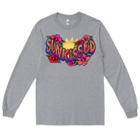Heather Grey sunkissed Long Sleeve Tee - NancyCooperArtShop