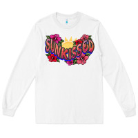 White sunkissed Long Sleeve Tee - NancyCooperArtShop