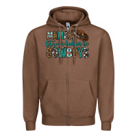 Chestnut mama's let your babies be cowboys Zipper Hoodie - OliviaCreatesArt