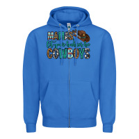 True Royal mama's let your babies be cowboys Zipper Hoodie - OliviaCreatesArt