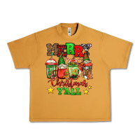 Merry Christmas Y'all Gnome Coffee Urban Heavy Tee | Teevron