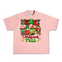 Salmon merry Christmas y'all gnome coffee Urban Heavy Tee - Jasminsmagicworld
