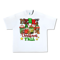 White merry Christmas y'all gnome coffee Urban Heavy Tee - Jasminsmagicworld
