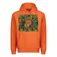 Carrot Western Fall Cow Premium Hoodie - RanaPortraitStore