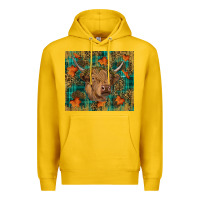 Lemon Western Fall Cow Premium Hoodie - RanaPortraitStore