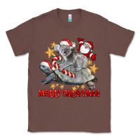 Chestnut Merry Christmas Tortoise And Koala Classic Tee - LillyAllenDesigns