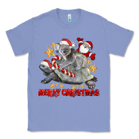 Colony Blue Merry Christmas Tortoise And Koala Classic Tee - LillyAllenDesigns