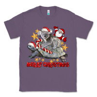 Lavender Merry Christmas Tortoise And Koala Classic Tee - LillyAllenDesigns