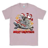 Lilac Merry Christmas Tortoise And Koala Classic Tee - LillyAllenDesigns