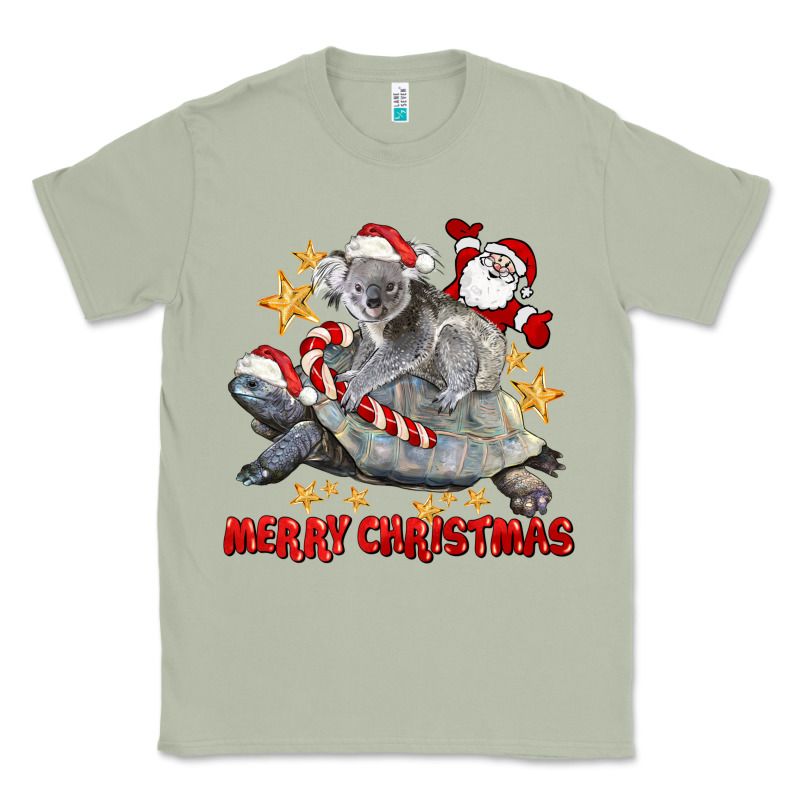 Merry Christmas Tortoise And Koala Classic Tee by LillyAllenDesigns | Teevron