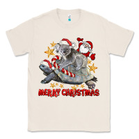 Natural Merry Christmas Tortoise And Koala Classic Tee - LillyAllenDesigns