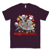 Plum Merry Christmas Tortoise And Koala Classic Tee - LillyAllenDesigns