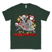 Sports Green Merry Christmas Tortoise And Koala Classic Tee - LillyAllenDesigns
